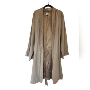 A NEW DAY women's Long open front jacket, Tan, Size OSFM